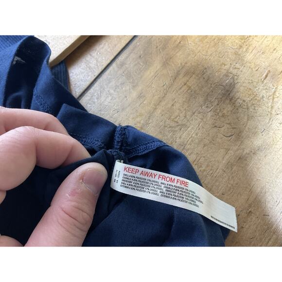 Free People Movement Navy Blue Layered Design Twice As Nice Henley Top Size M - Picture 7 of 9